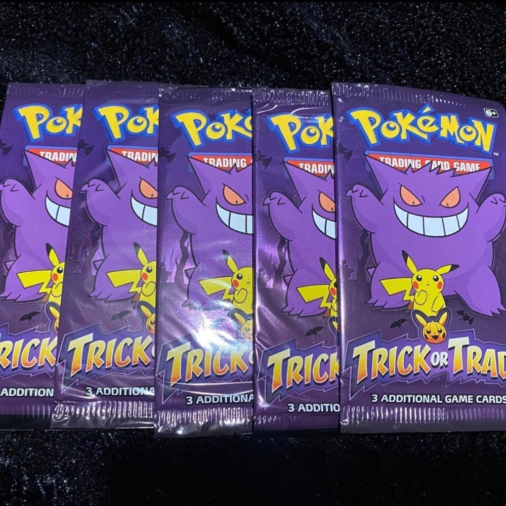 Pokemon TCG Halloween Trick Or Trade BOOster Packs 5X (Limited)